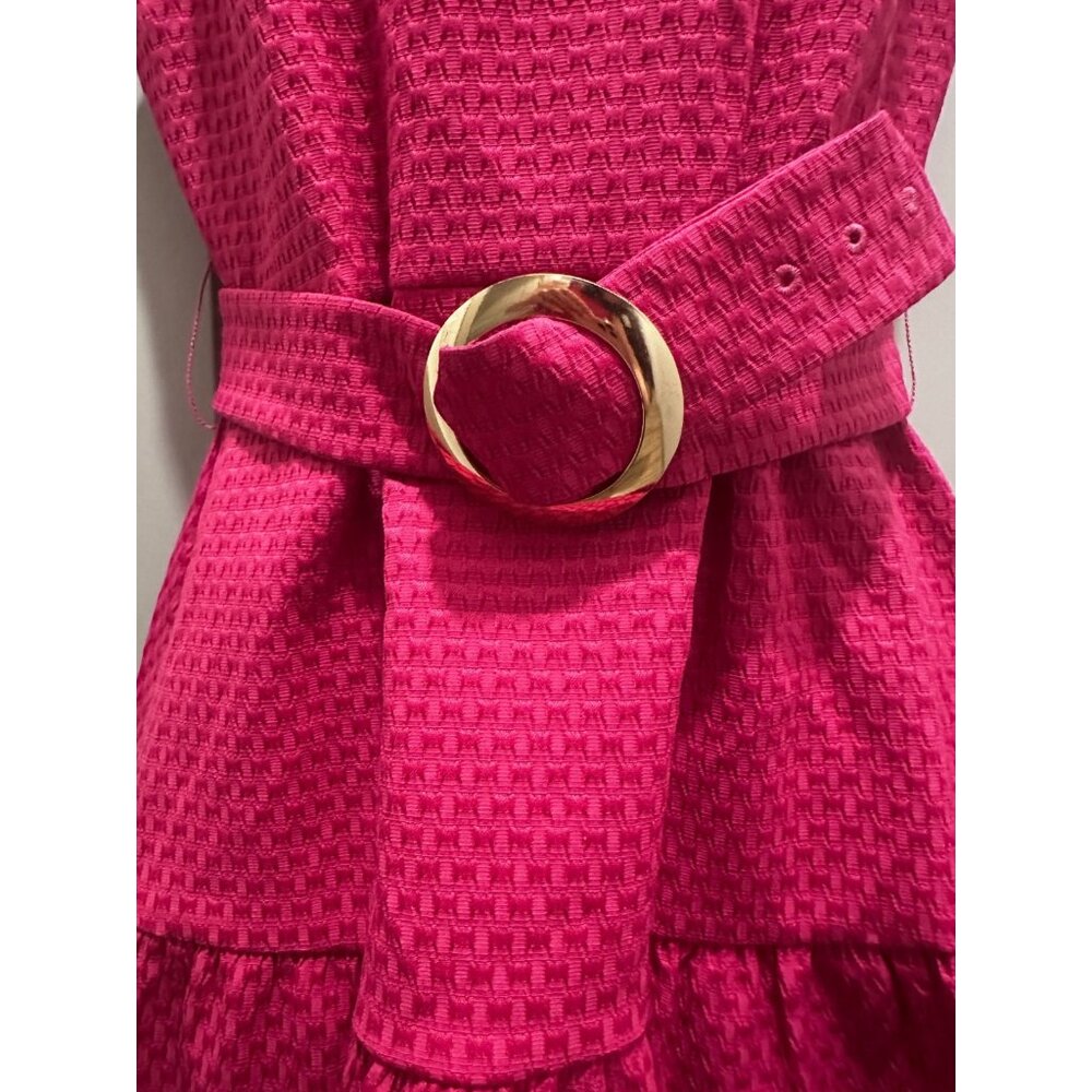 Amanda Uprichard New York Evie Dress NWT $100 Size M Pink - Picture 5 of 10